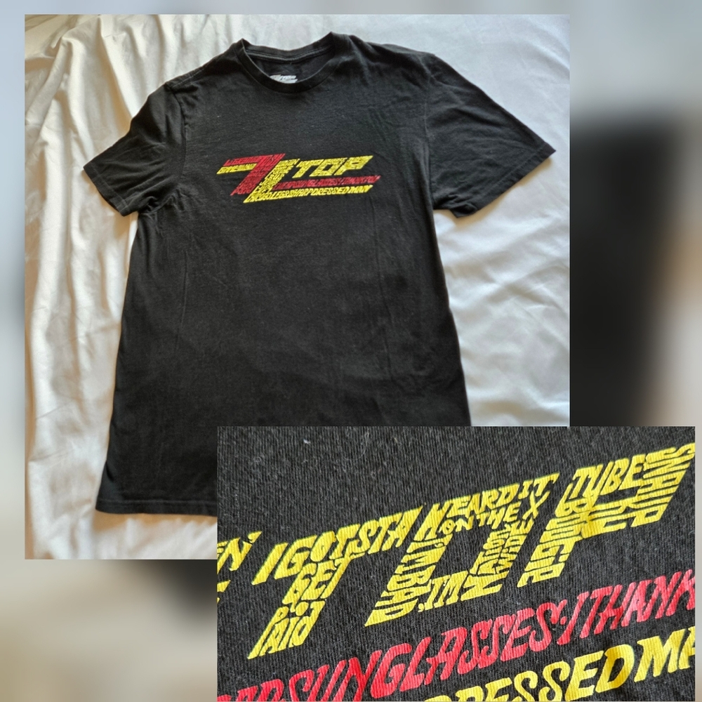 ZZ Top greatest hits tShirt, L